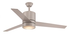Trans Globe F-1018 WH - LED FAN-3 BLADES W/ WALL CONTR-3/4" ROD